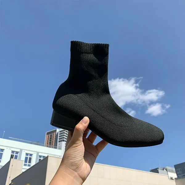 언니구두 [MADE] 인생삭스부츠 (3.5/8.5cm)