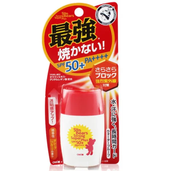 일본 오미근 강형 새끼곰 선크림 방수자외선 spf50호 겉모습 온통 해변 여자 하홍색 스타일(7673), 1개, 0ml