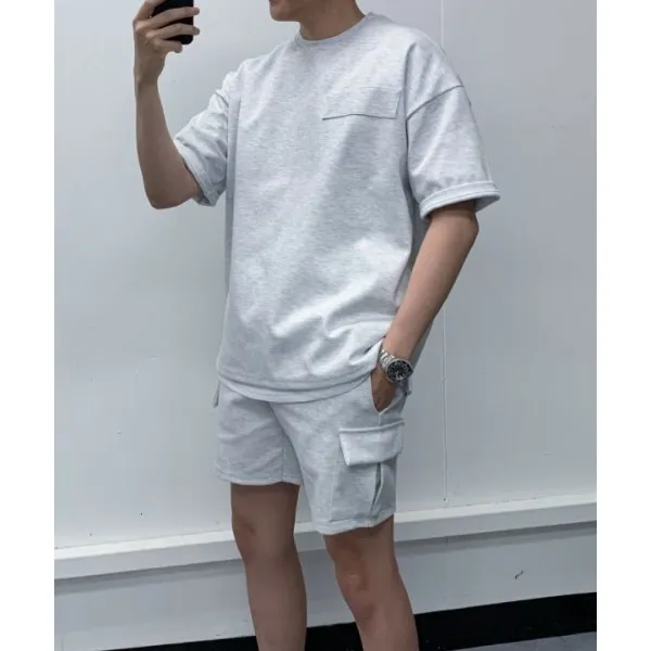 카코 남자여름반팔티 남자반바지 숏팬츠 여름트레이닝복세트
