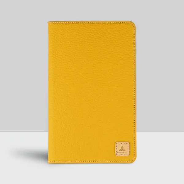 베토벤 갤럭시 탭 A 8.0 2019 with S Pen 스탠딩 케이스 SM-P200 P205, 08_천연가죽 옐로우