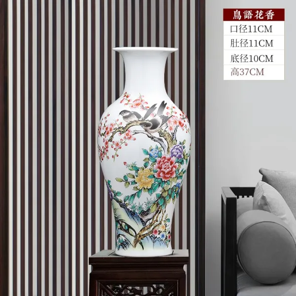 Mar.22 77번 박고대 장식 경덕진 옹기 미니 화병 현대 신중식 가정 거실 술장 장식품 공예z 2_고 37 새 말 꽃 향기 물고기 꼬리 병 + 페 데