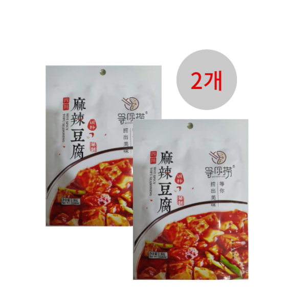 이거저거 등니라오 마파두부소스 마라두부 양념 80g 2개세트, 80g, 2봉