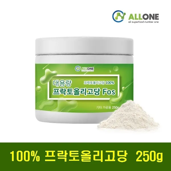 올원 유산균먹이 프락토올리고당 프리바이오틱스 유산균 대용량 분말 가루 파우더 1병 250g
