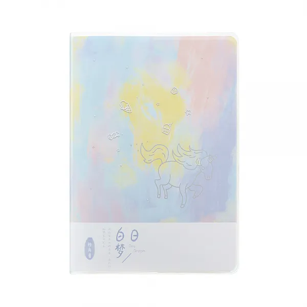 다이어리 다우링 고무커버노트 B5 16k참신한 96장 가로줄 타입학생 노트 T08 백일몽 디저트 B5 16k 96장