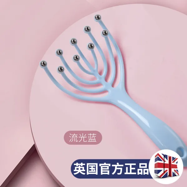 안마기 아홉 두부 롤러볼 혈위치 발톱 영혼 뽑다 완화시키다 피로하고 긴장하다 긁다 4811570037, 두부 안마기 청춘 타입 -유광 블루