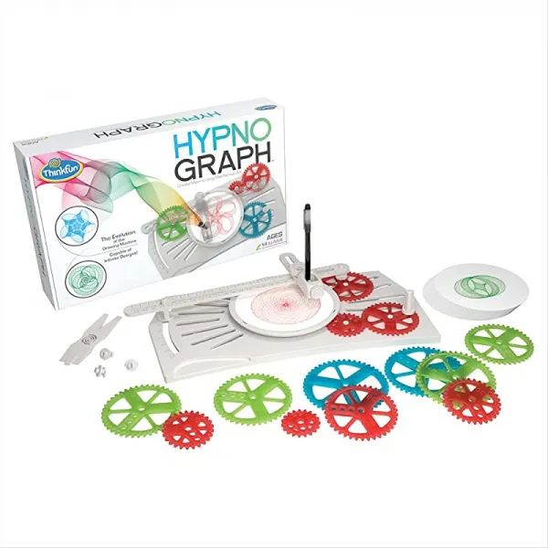 ThinkFun HypnoGraph 드로잉 머신과 STEM 장난감을 소년 소녀시대 8세 업으로 매혹적인 기계예술을 창조하다, 상세페이지 참조