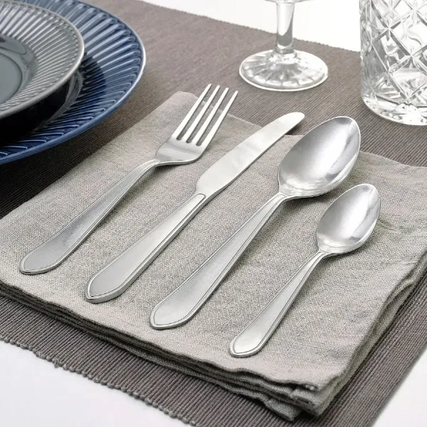 IKEA 이케아 IDENTITET 이덴티테트 식기도구16종 804.530.59 4인가족용 커트러리 디너세트 / MOPSIG 몹시그