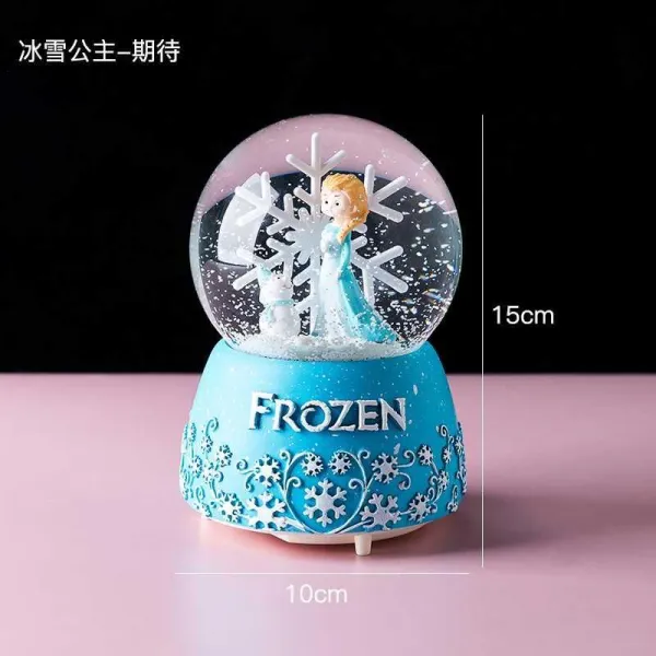 성탄 눈꽃 원구 뮤직박스 유니콘 오르골 독창적 몽환 여학생 기프트 빙설공 주 유괴함 선물 쿡밥 자동