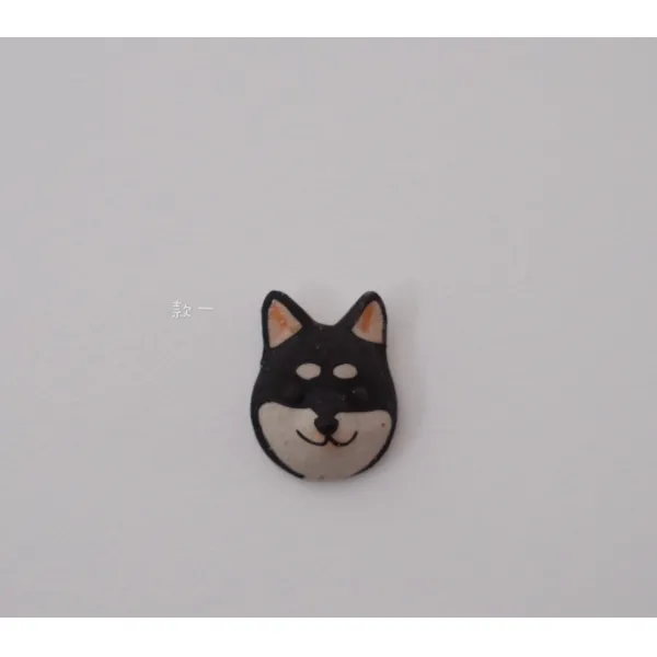 굿씽줄리 있다 야스토어 귀여운 동물학을 전공했다 열 도자기 강아지 스티커 블랙 엘로 셰나르 파투 큐트 의 블랙 시바견