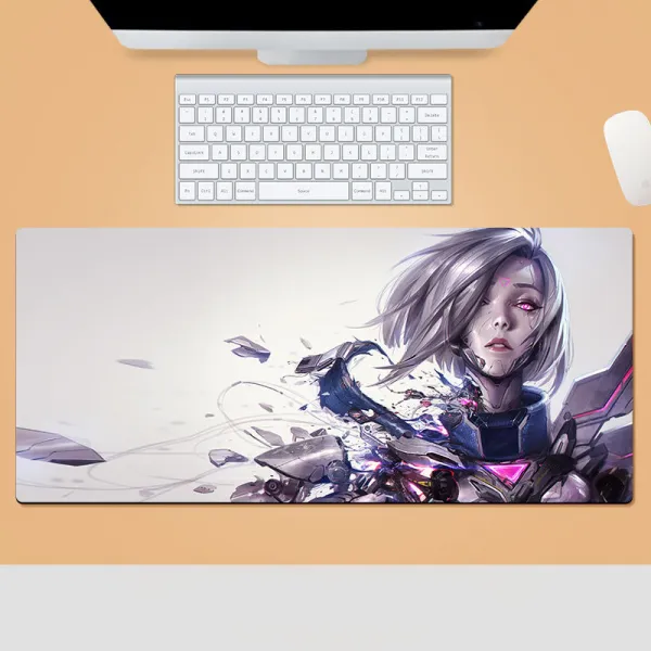 KDA 리그 오브 레전드 마우스 장패드 게임 주변 마우스패드 라지 사이즈 내오염성 견디다 창의 기념 선물, 패턴-23