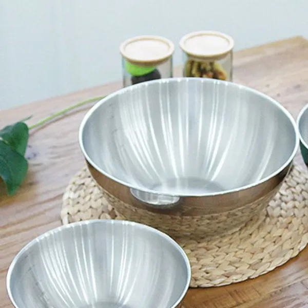 중탕볼 깊은믹싱볼 양푼세트 스텐깊은믹싱볼