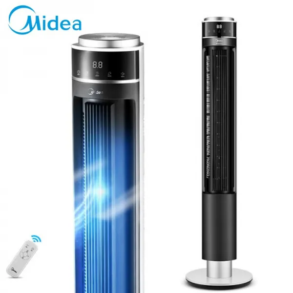미국 (Midea) 탑선풍기 가정용원격조종고정식선풍기 주파수변환탑선풍기 날개가 없음/선풍기/선풍기/흰색, 단일상품