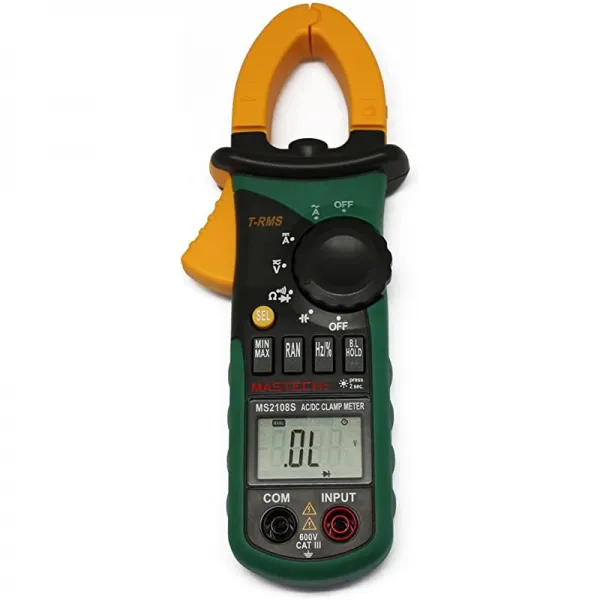 돌입전류 측정을 이용한 Mastech MS2108 참 RMS AC DC 클램프 측정기, 상세페이지 참조