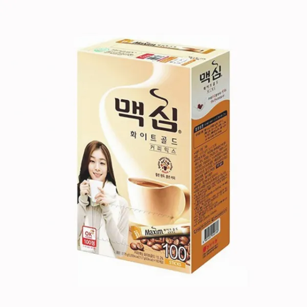 식자재 맥심 화이트골드 커피믹스 100스틱 맥심커피믹스/인스턴트커피/맥심모카골드/맥심화이트골드/일회용커피/프렌치카페커피믹스/카누/블랙커피/베트남커피/아메리카노 단일 총 수량