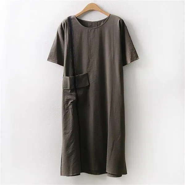  강물처럼 스티치라인롱원피스 Wc5504m907 빅사이즈235