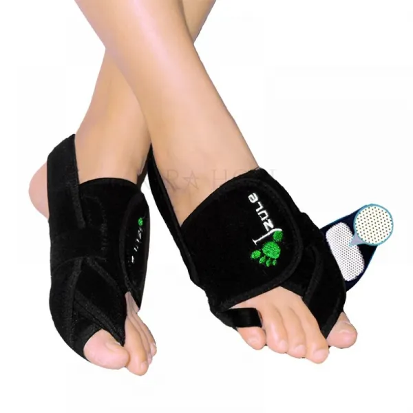 Kirahosi 발가락 링 교정기 다이어트링 대각골 교정기 예쁜발가락 70 Gs11 Fyjggne 블랙 오른발 L