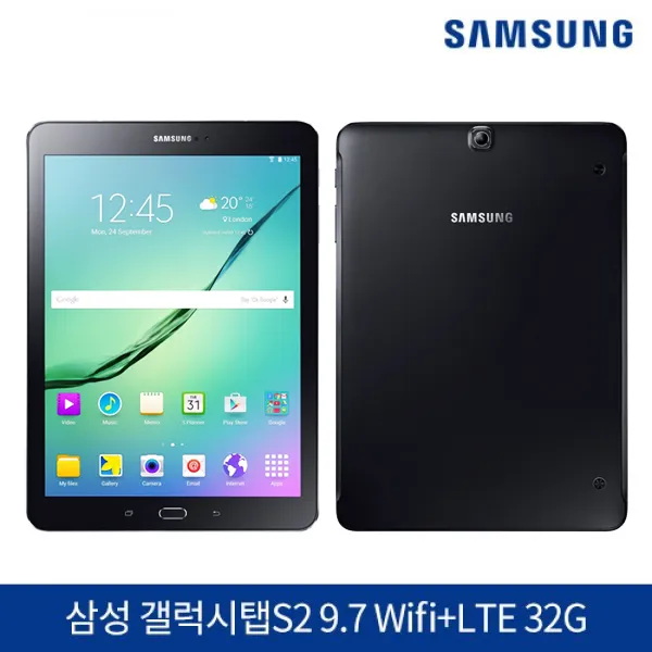 삼성전자 갤럭시탭s2 9.7 Sm T815 Wifi +lte 32g 태블릿pc 블랙 갤럭시탭 S2 9.7 Sm T815