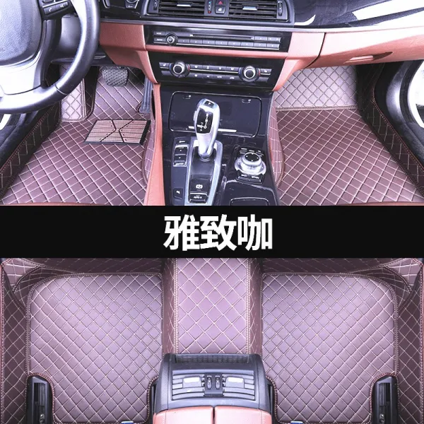 1719 기뢰 렉서스 에워싼 자동차 발 매트 레이 전용 대 에프터 개조, 커피 색홑겹