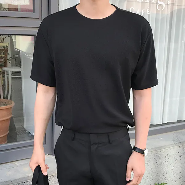 VT-083 S/S 어깨깡패 ver.4 보트넥 반팔티, 화이트