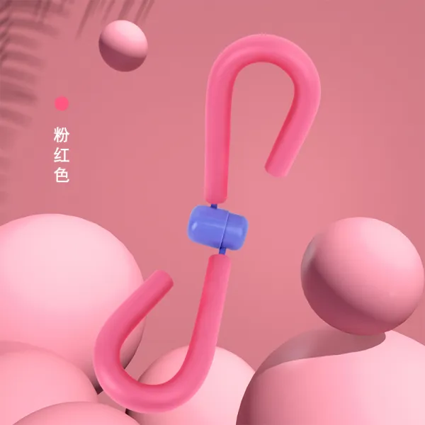 사랑의라헬 압박 신기 슬림 굵은 크기 밑동 지방 근육을 단련함 다리미 분저근 트레이닝, 핑크 통용 균일