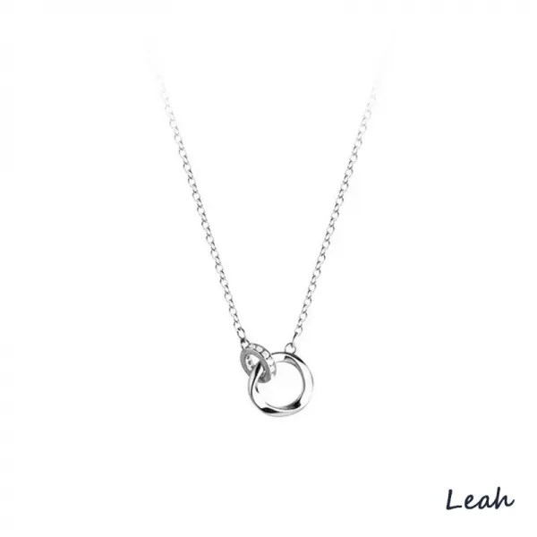 Leah [이튿날 도착하다] 목걸이 실버목걸이 데일리 목걸이 여성 목걸이