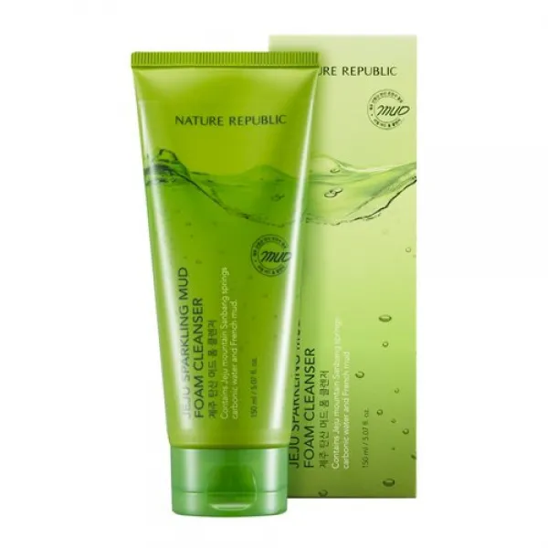 Nature Republic 네이처리퍼블릭 제주 스파클링 머드 폼 클렌저 150ml, 상세페이지참조, 상세페이지참조