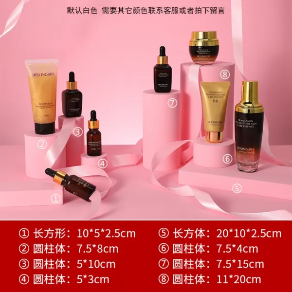 촬영용소품 인테리어소품 화이트 사각미니스툴 전시다이 디스플레이박스 촬영박스 종합적인 믹스 앤 매치 세트 10