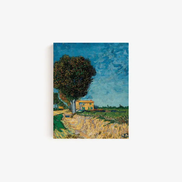 모두의팩토리 빈센트 반 고흐 미니 탁상액자 54종 9x7cm, 8.아를 근처의 한 오솔길