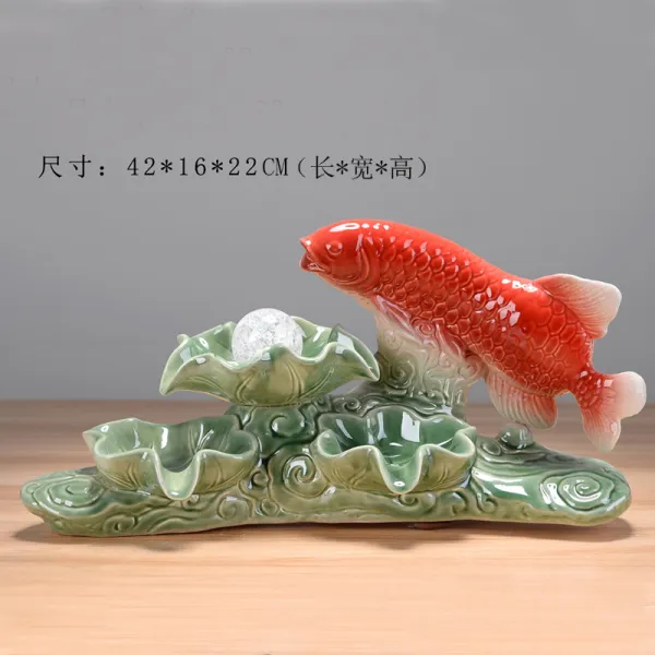 와이유 코끼리장식 유수장품 DIY부품 순환수세라믹 어항수통양어조경어조경출, 연간 여유 철봉 + 펌프 42*16*22CM
