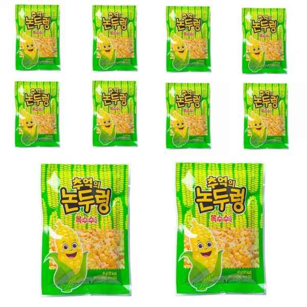 싱싱 논두렁 45g X 10 군것질 추억의 불량식품 문방구 옛날 과자 밭두렁, 단일상품