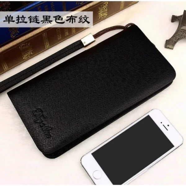  해외 남성가방 핸드 로프 특별한 조류와 새로운 남자의 긴 지갑 비즈니스 남자 다기능 핸드백 대용량 클러치