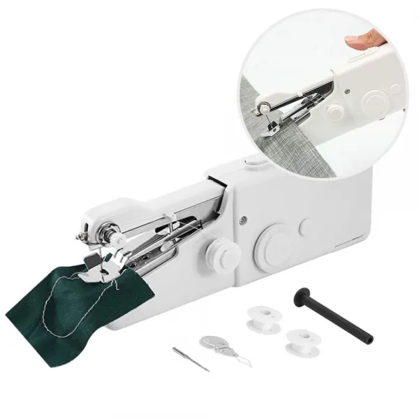 가정용 미니 박음질기계 휴대용 손재봉 핸드 홈 미싱기 스티치 재봉 틀