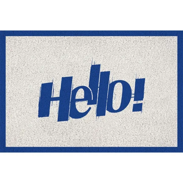 welcome 어서오세요 현관매트 매장발판 웰컴 헬로 카페입구발판 매트 컷팅가능, F + 100×120cm