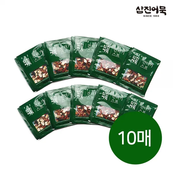 [삼진어묵] 건더기스프 3g 10매, 단일상품