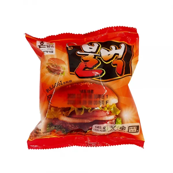한맥 불고기버거불벅 145g 편의점햄버거 매점빵식사, 1개