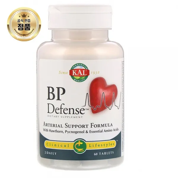KAL BP Defense 동맥 서포트 포뮬러 60 정, 1개입, 1개