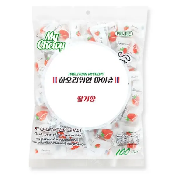 태국 밀크 1봉(360g) 캔디 츄잉 하오리위안 딸기향[dhtmeh + tui: 인무배], ■상품구매하기■