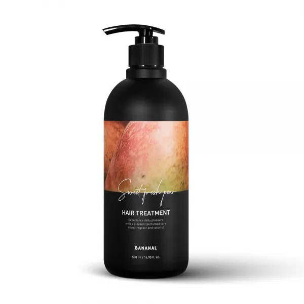 바나날 퍼퓸드 헤어 트리트먼트 스윗 프레쉬 페어 500ml, 1개