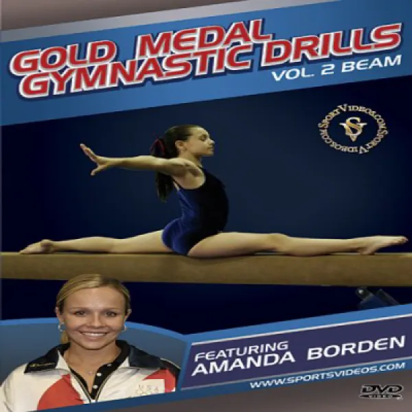 Gold Medal Gymnastics Drills: Beam DVD featuring Amanda Borden 금메달 체조 훈련 : Amanda Borden이 출연 한 빔 DVD, null세트