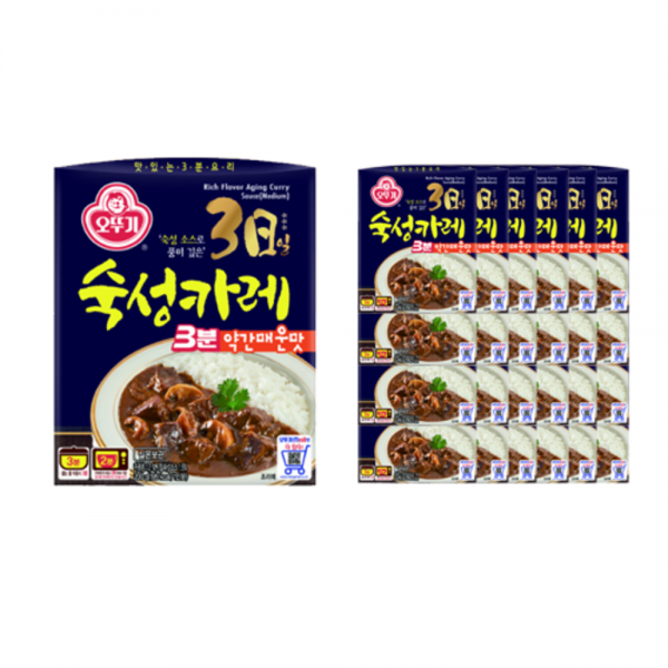 오뚜기 3분 3일숙성카레 약간매운맛, 324개입