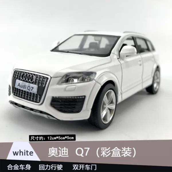 포르쉐 람보르기니 벤츠 지바겐 마 케 라오 마이바흐 다이캐스트 라오 합금 자동차 맥라랜 Bmw 장난감 모델 장식 모형 미니카 크림색 아우디 Q7 무음광