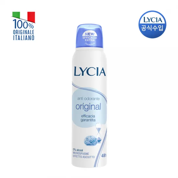 리시아 데오드란트 스프레이 오리지널, 1개, 150ml