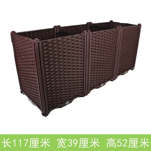 어반30 베란다 텃밭 화분 플랜트박스 푸짐한 채소 재배함 특대호 플라스틱 채소밭 화 초심 3연장 117 폭 39 높이 52