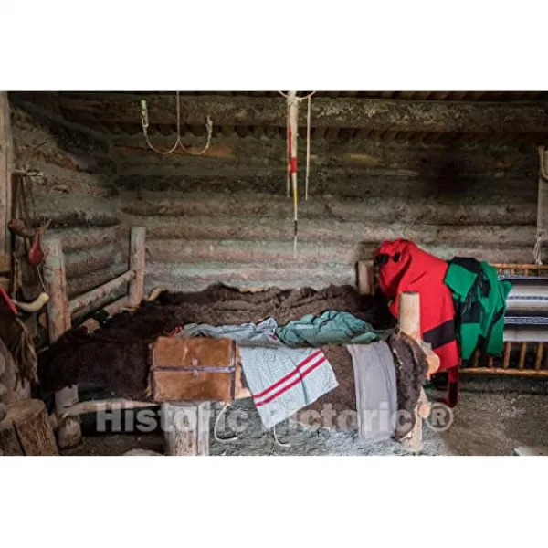 와이오밍의 유적지 인 Fort Bridge의 오두막 내부 사진과 같은 이름의 작은 Inta 카운티가 주 남서쪽 구석에 있습니다 .3 Fine art photo 24in x 16in, 본상품