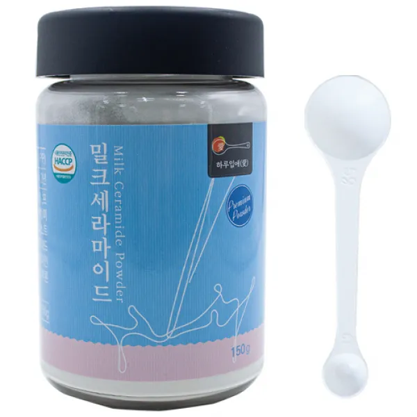 하루입애 먹는 밀크세라마이드 저분자 피쉬 펩타이드 어류 콜라겐 분말 가루 스푼 구성품, 1통(스푼1개구성품), 150g