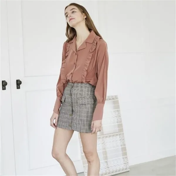 [바이바이섭] TWO POCKET SKIRT BEIGE[A]