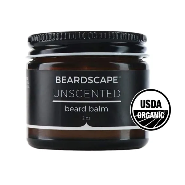 Beardscape 유기 수염 밤 - 무 향료 이온스, 단일상품