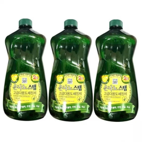 은나노스텝 다용도세정제 1100ml+1100ml+1100ml 리필 3개 1100ml