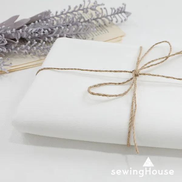 쏘잉하우스 소폭/면100% 17수 무명원단 백아이보리