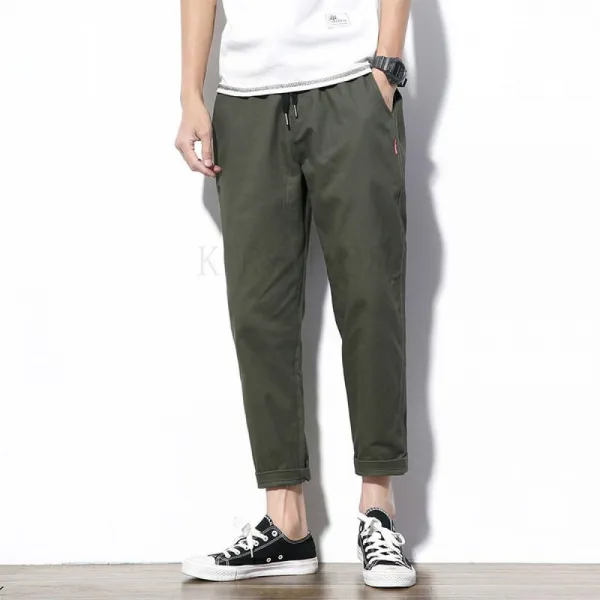 Kirahosi 남성 스판 빅사이즈 카고 밴딩 조거 팬츠 바지 해외배송 57호 Bfx0kds